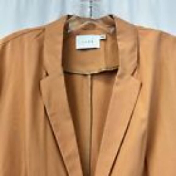 Lush Womens Apricot Long Sleeve Single-Breasted Two-Button Blazer Size Small - Picture 4 of 10